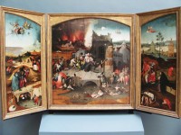 Boschovo Pokušení sv. Antonína v bruselském muzeu