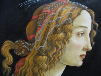 Sandro Botticelli - Portrét Simonetty Vespucci jako Nymfy