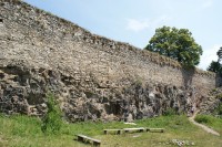Dívčí kámen - nejdelší hradební pás