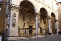 Siena – Lodžie Obchodníků  (Loggia della Mercanzia)