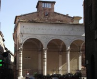 Siena – Papežská lodžie  (Loggia del Papa)