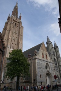 Bruggy – kostel Panny Marie  (Brugge - Onze-Lieve-Vrouwekerk)