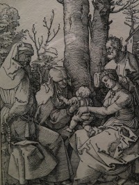 Dürerova Svatá rodina se sv. Jáchymem a sv. Annou