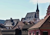 Český Krumlov – kostel sv. Víta
