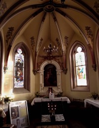 interiér kaple Panny Marie