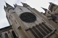transept s rozetou
