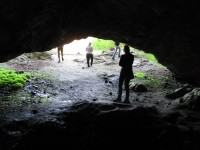 výhled z jeskyně Lidomorna