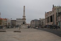 Lisabon – náměstí a památník Nezávislosti  (Lisboa – Praça e Monumento dos Restauradores)
