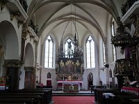 interiér kostela sv. Vojtěcha