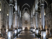 Lisabon – klášter karmelitánů  (Lisboa - Convento do Carmo)