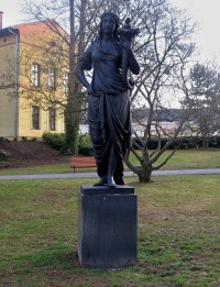 Opava - socha bohyně Ceres