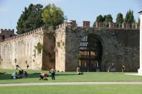 Pisa – Lví věž a Lví brána  (Torre del Leone e Porta del Leone)
