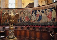 tapiserie s výjevy ze života Panny Marie