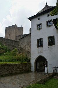 vstup do hradu Landštejn