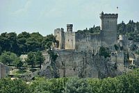 pohled na hrad v Beaucaire