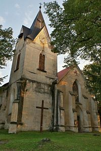 Potěhy - novogotický kostel sv. Gotharda