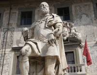 Pisa - socha Cosima I. Medicejského  (Statua di Cosimo I de´Medici)