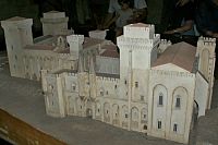 modely paláce v expozici