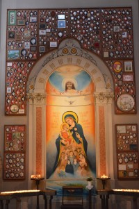 Pozova ikonová freska Panny Marie