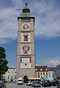 Enns (Enže)  - Městská věž  (Stadtturm)