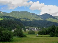 Podkoren – historická obec, kde se skutečně jezdí lyžařský SP Kranjska Gora