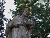 Rudná pod Pradědem - socha sv. Jana Nepomuckého