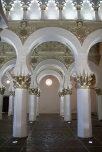Toledo – synagoga a chrám Santa Maria la Blanca (sinagoga y templo)