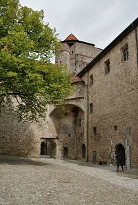 vnitřní část hradu