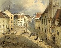 historická podoba Františkánského a hlavního náměstí