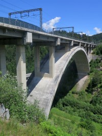 železniční most v Tarvisiu