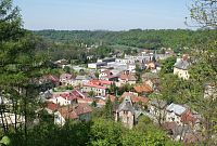 pohled na městečko nad Orlicí
