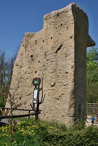 tábořiště Cakle v Sterých Oldřichovicíc​h: horolezecká stěna "Skála"