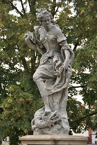 Obříství – socha sv. Markéty