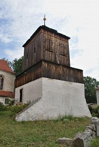 dřevěná zvonice v Obříství