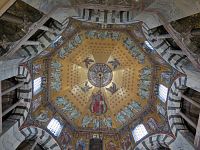 Aachen - oktagonální palatinská kaple Panny Marie