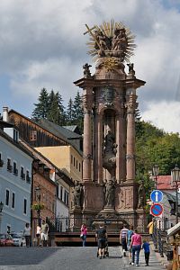 Banská Štiavnica – sloup Nejsvětější Trojice  (morový stĺp Svätej Trojice)