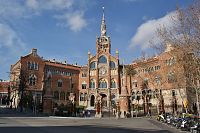 Barcelona - nemocnice sv. Kříže a sv. Pavla (Hospital de la Santa Cruz i Sant Pau)