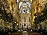 Barcelona – katedrála sv. Kříže a sv. Eulálie - interiér a pokladnice (catedral de la Santa Creu i Santa Eulàlia Pt. 2)