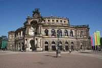 Drážďany - budova Saské státní opery (Dresden – Semperoper)