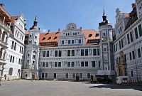 Drážďany – Velké zámecké nádvoří  (Dresden - Große Schlosshof)