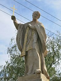 Blatnice pod Svatým Antonínkem - socha sv. Františka Xaverského