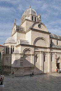 Šibenik - katedrála sv. Jakuba je památkou UNESCO