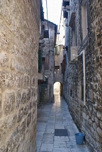 v uličkách historického centra Splitu