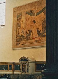 slavná freska s klečícím Sigismondem