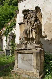 socha anděla od Franze Wurzela