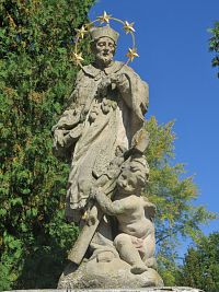 Chelčice – socha sv. Jana Nepomuckého