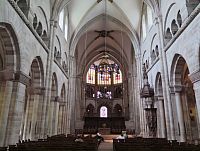 Basilej – katedrála III. – interiér a mobiliář  (Basel – Münster)