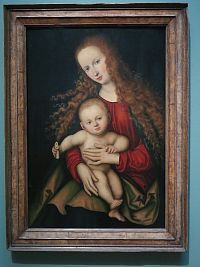 Lucas Cranach st. - Madona s dítětem