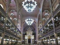 Budapešť - Velká synagoga; druhá největší synagoga světa  (Budapest - Nagy Zsinagóga)