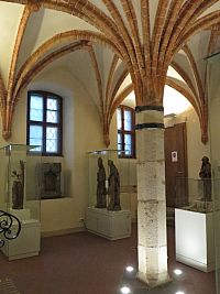 gotické umění v sakristii